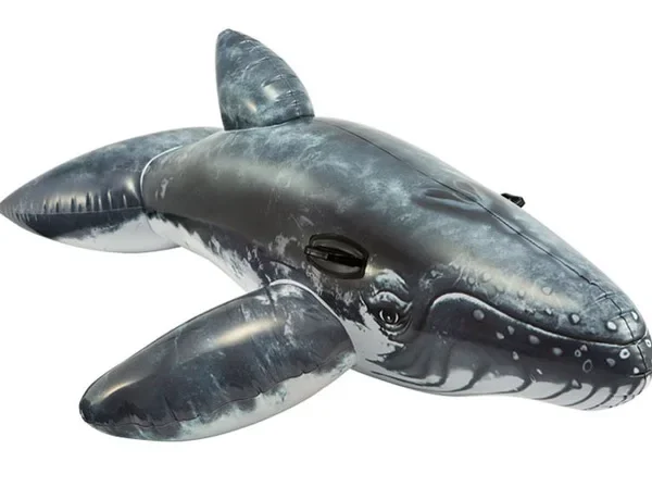 Swim Inflatables Giant Whale Inflatable Ride-on Outdoor Children Toy Float Portable Swan Pool Ring Summer Water Party Fun Toys