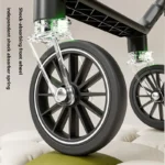 Lightweight baby stroller,Foldable baby stroller,High-view baby stroller that can sit or lie down,Shock-absorbing - Image 4