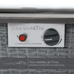 5 Pieces Wicker Outdoor Furniture Set,Patio Furniture Set with CSA Certification Fire Pit Table,Modular Sectional Sofa Sets wit - Image 4