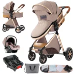Baby Stroller Baby Accessories Stroller 3 In 1 Baby Newborn Items Light Baby Stroller Multiple Stroller One-Step Folding Strolle