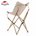 Naturehike Outdoor Folding Chair Wood Grain Chair Aluminum Alloy Lightweight Portable Furnitures Fishing Beach Camping Chair - Image 2