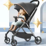 Baby Carriage,Bi-directional ultra lightweight foldable high landscape four wheel shock absorber baby stroller,baby cart - Image 3