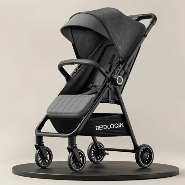 Lightweight baby stroller,Foldable baby stroller,High-view baby stroller that can sit or lie down,Shock-absorbing