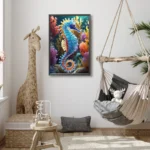 5D DIY Full Round Drill Diamond Painting Seahorse Home Decor Art Craft 40x60cm - Image 3