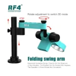 RF4 RF-FO19 Stereo Microscope Articulating Arm Rotatable Universal Both Arms Stand Telescopic 360° Lifting Maintenance Detection - Image 4
