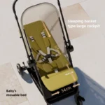 Pocket Stroller Newborn Lightweight Two-way Sitting and Lying Four-wheel Stroller Baby Stroller. Can Be Taken on The Plane - Image 5