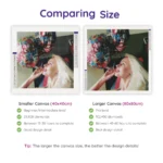 100% Crystal Custom Resin Diamond Painting Photo Full Drill DIY 5D Mosaic Embroidery Hobby Birthday Part AB Velvet Canvas Gift - Image 2