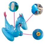 Inflatable Pool Float for Kids Adults Ride on Dinosaur Dragon Splash Pool Raft Summer Swimming Floating Row Beach Party Toys - Image 4