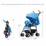 Portable Stroller Can Sit, Lie Down, Foldable Simple Children's Stroller Top 5 Freebies - Image 6