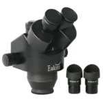 3.5X 7X 45X 90X Simul-Focus Parfocal Trinocular Stereo Microscope Head WF10X Eyepiece Diopter Observation Amplification Display - Image 4