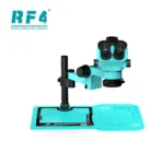 RF47050PRO-FO19 Multi-Functional Silicone Built-in Metal Microscope Base, Mobile Phone Repair Triocular Stereo Microscope 6 Zoom - Image 3