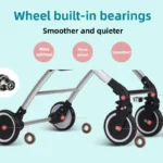 2025 New Baby Stroller, Can Sit or Lie Down, Ultra-light Trolley-type Folding Four-wheel Shock-absorbing Children's Stroller - Image 6