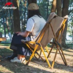 Naturehike Outdoor Folding Chair Wood Grain Chair Aluminum Alloy Lightweight Portable Furnitures Fishing Beach Camping Chair - Image 5