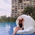 Giant Inflatable Toys Seashell with Pearl Ball Swimming Pool Float Inflatable Toys Chair Bed Outdoor Summer Beach Party Mattress - Image 4