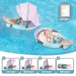 Mambobaby Float No-Slip Safe Harness ST-Cup Cake B503-150-W-Z Safe Core No Inflation No Leaks Baby Swim Ring Toddler Pool Float - Image 6