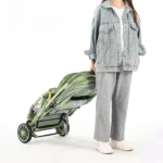 Bi-directional High Landscape Baby Stroller Can Sit or Lie Down Four Wheel Shock Absorber Stroller Lightweight Foldable Handcart - Image 6