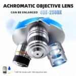 Monocular Microscope 40X‑2500X HD Inspection Laboratory Optical Microscope Tool Set For Schools & Home & Scientific Research - Image 3