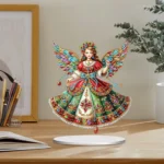 Special Shape Angel Girl Diamond Art Kit for Creative Tabletop Decorations DIY Paint Your Own Home Ornaments - Image 3